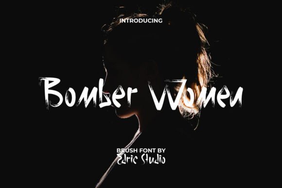 Bomber Women: A Hand-Painted Display Font for Publications