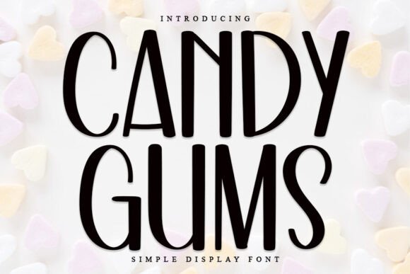 Candy Gums Font for Creative Web Design