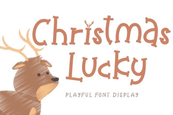 Christmas Lucky Font for Web Design and Digital Branding