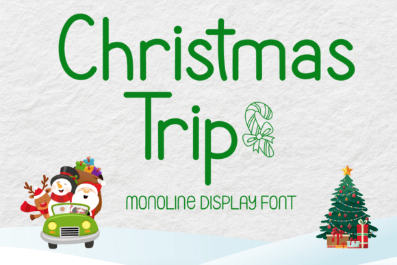 Christmas Trip: A Festive Display Font for Modern Web Design Projects