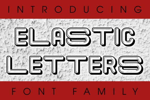 Elastic Letters: A Playful Display Font for Editorial and Publishing Design