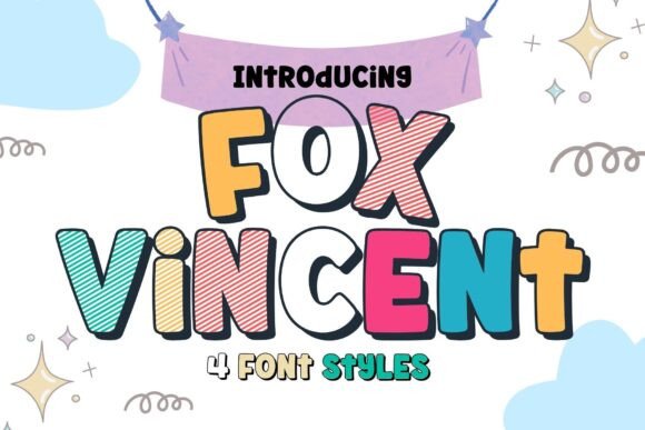 Fox Vincent: A Playful Display Font for Modern Design