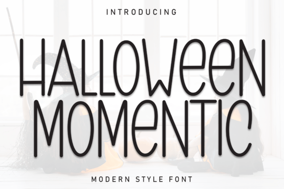 Halloween Momentic: Playful Display Font for Spooky Crafts