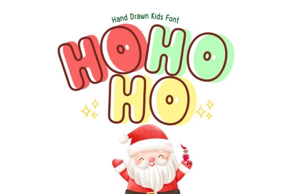 Hohoho Font Brings Playful Hand-Drawn Charm to Christmas Crafts