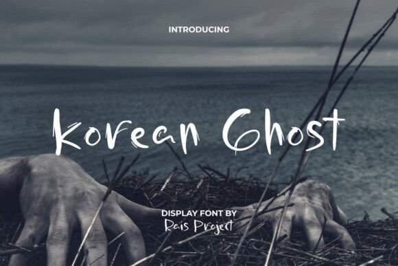 Korean Ghost Font for Bold Design