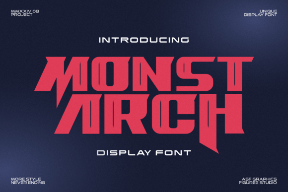 Monstarch Font for Bold Design