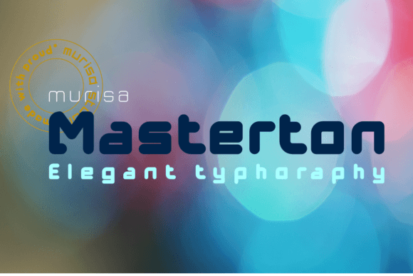 Murisa Masterton: A Display Font with Distinct Character