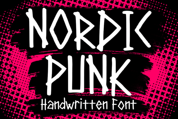 Nordic Punk Display Font for Web Design and Digital Branding