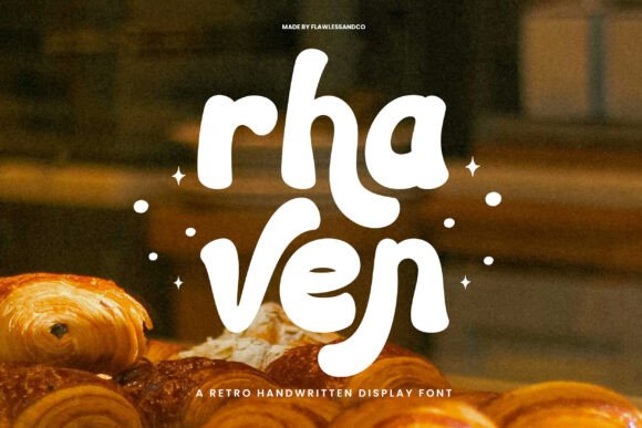 Rhaven Display Font for Magazine Covers and Editorial Branding
