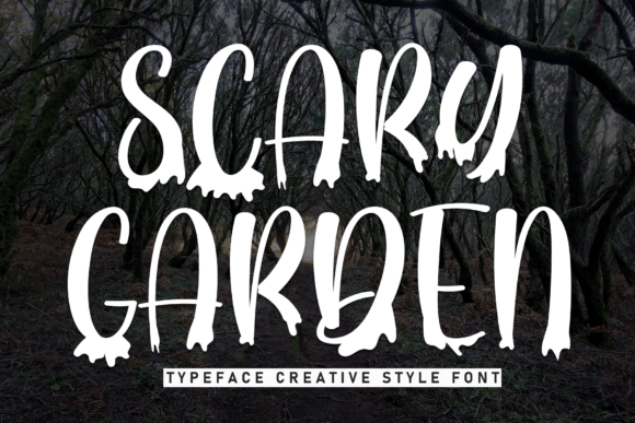 Scary Garden: A Whimsical Display Font for Marketing Magic