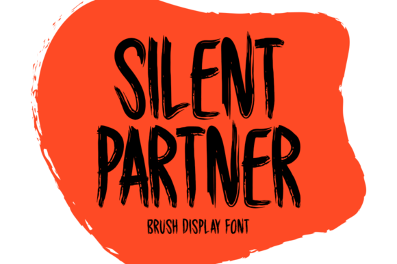 Silent Partner: A Vibrant Brush Display Font for Consistent Branding