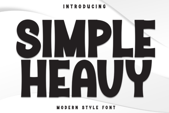Simple Heavy Display Font for Polished Small Business Branding