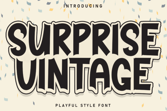 Surprise Vintage Font for Creative Projects