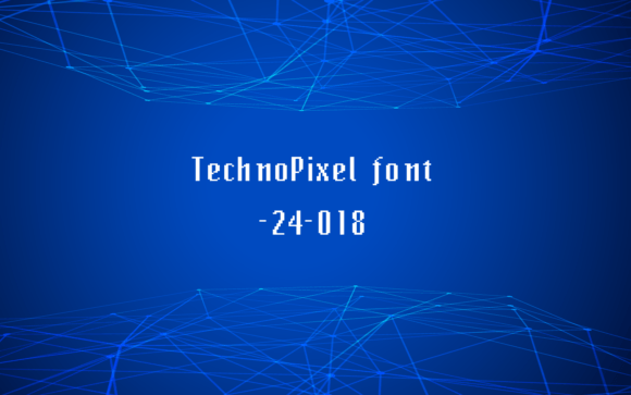 Techno Pixel Font for Bold Branding